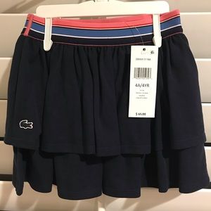 Girls Lacoste skirt size 4